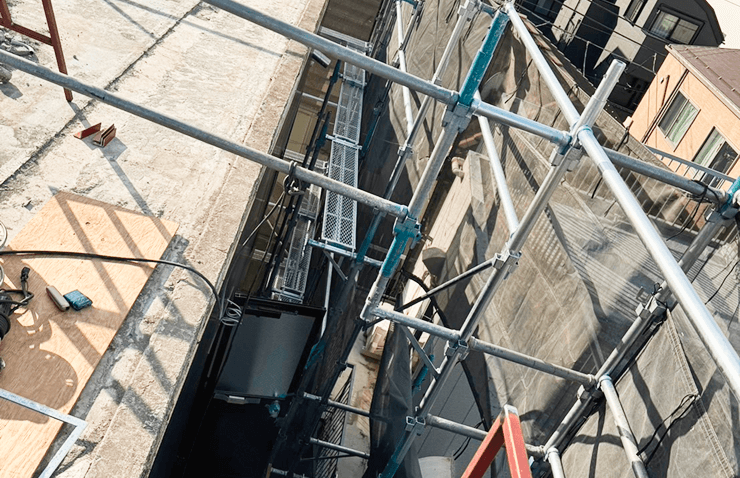 施工工事の写真