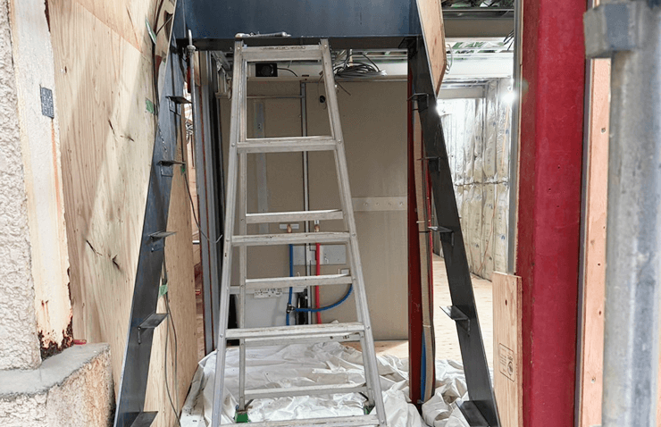 施工工事の写真